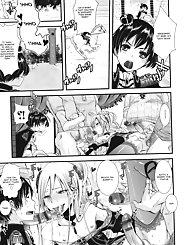 Chinese Satin clothed bombshells